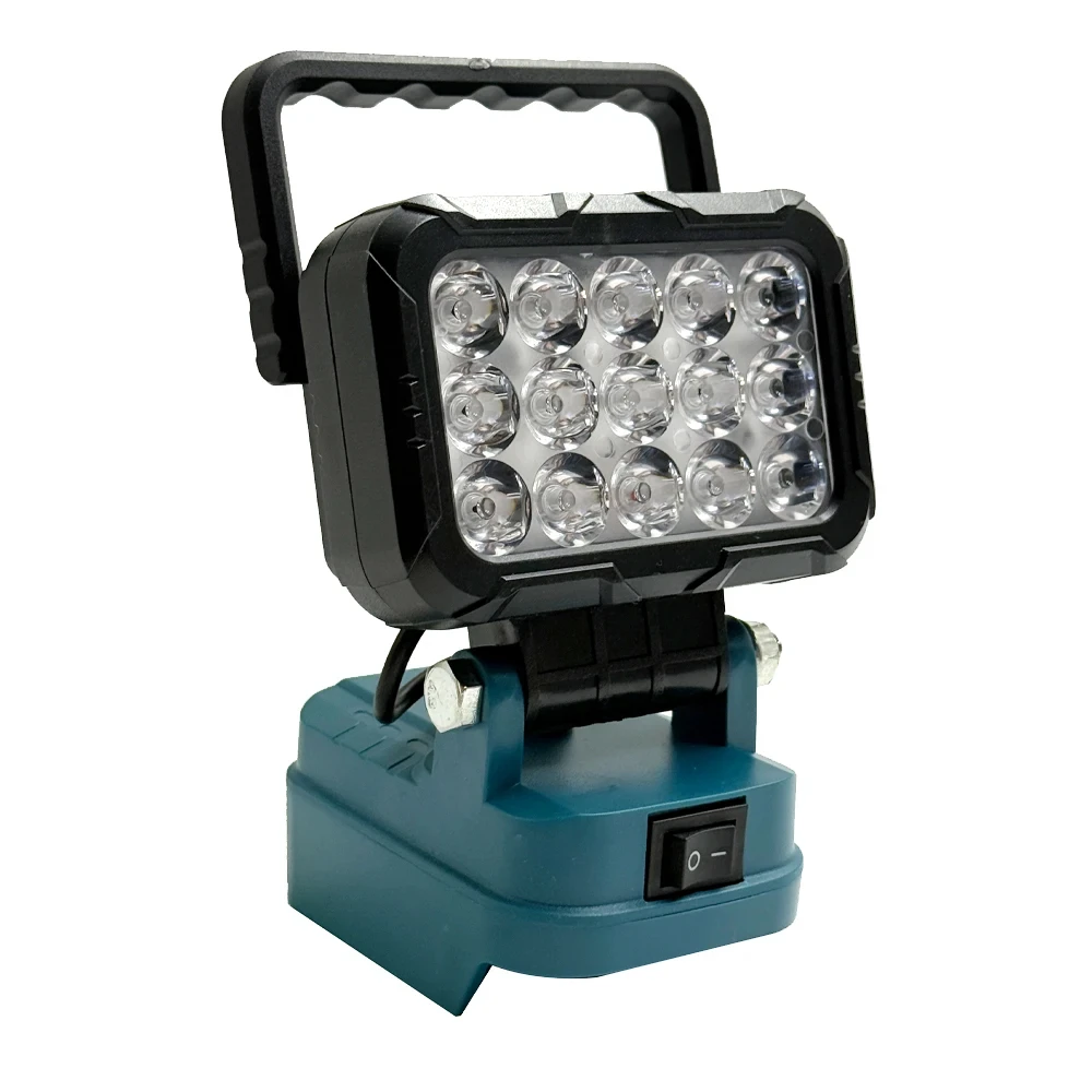 15-LED-Arbeitsleuchte für Makita 18V Li-Ion-Akku, LED-Arbeitslampe, Taschenlampe, Scheinwerfer, Notfall-Werkzeugleuchte – Detail 6