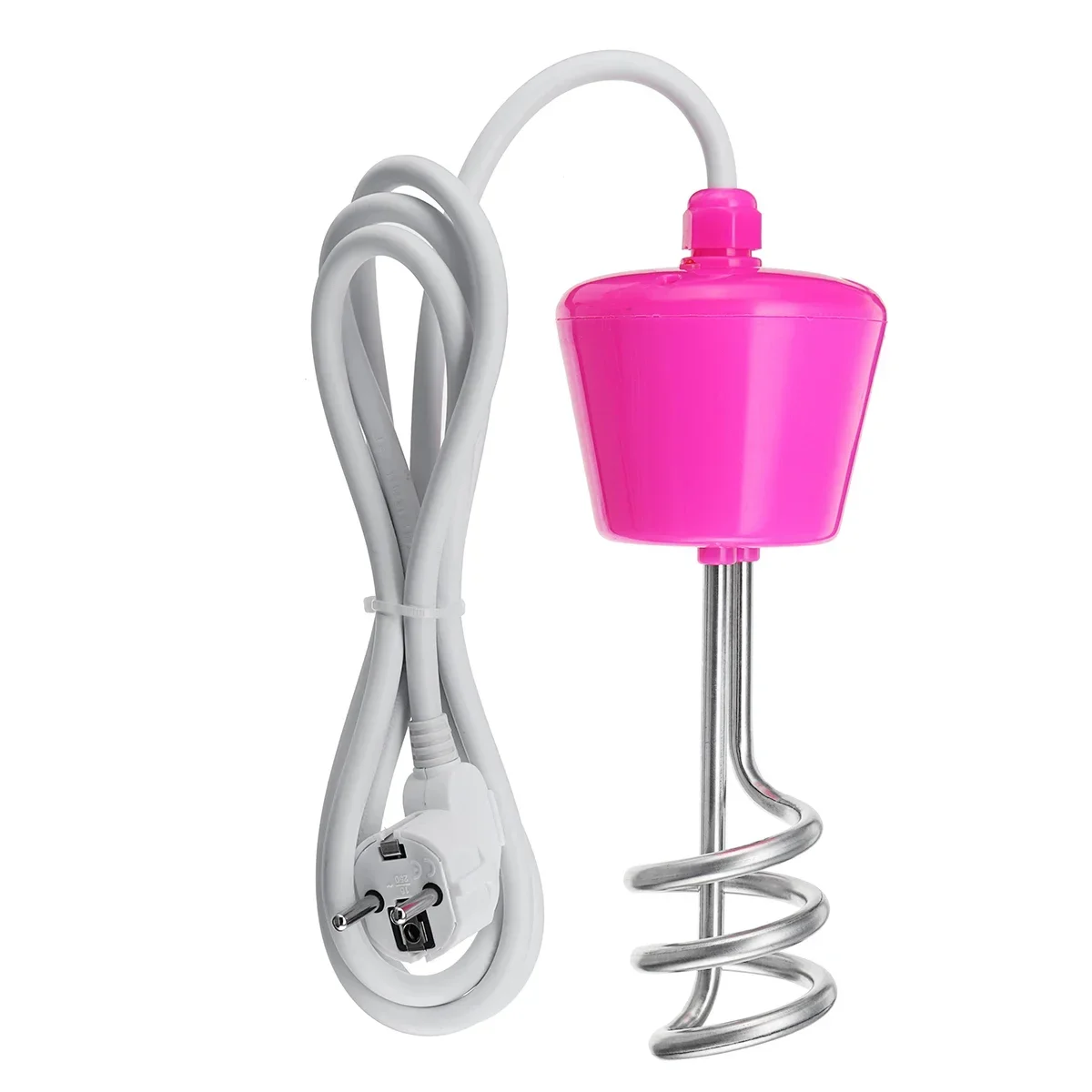 Calentador eléctrico flotante de 2000/2500/3000W, caldera, elemento calefactor de agua, suspensión de inmersión portátil, calentamiento de acero inoxidable