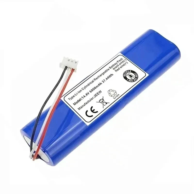 14.4V 12800mAh Robot Vacuum Cleaner Replacement Battery for Ecovacs Deebot Ozmo 920,930,901,905,937,900 Lithium Ion Battery