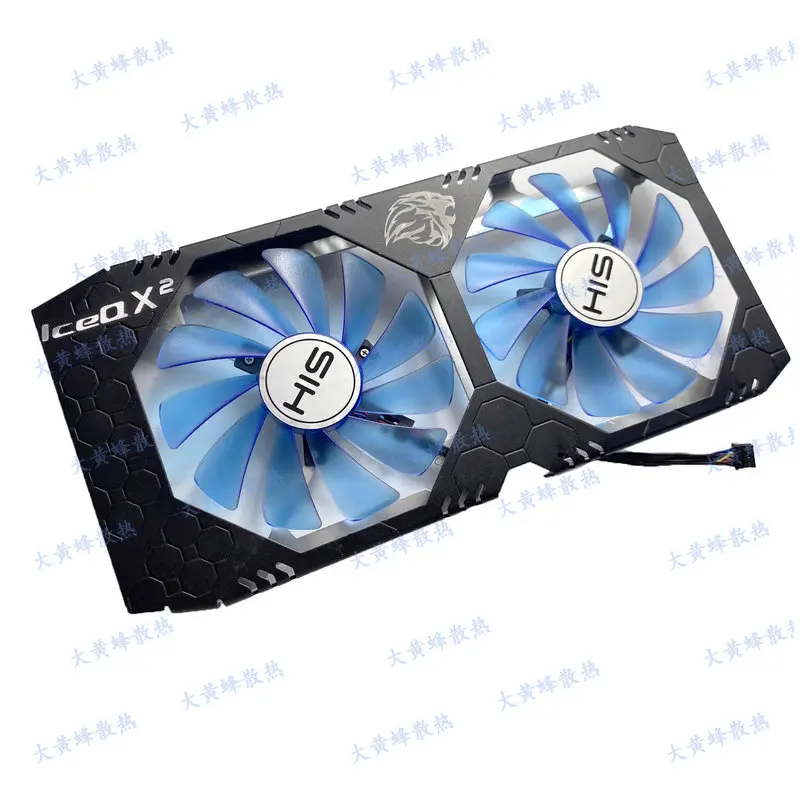 Orignal the Shell Fans for HIS RX580 RX590 4GB IceQX2 OC Graphics Video Card