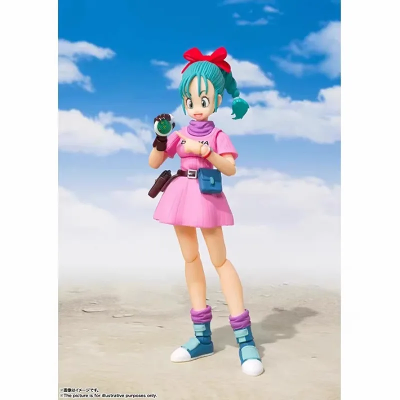 Disponibile Gonna rosa BANDAI Dragon Ball Bulma SHF Ver. SHFiguarts Action Figure Anime Giocattoli Modelli Collezioni Ornamenti per il desktop