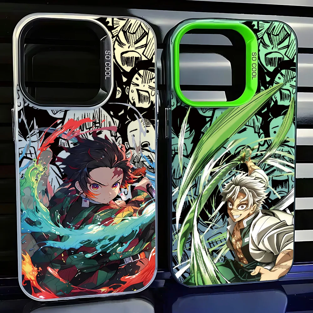 Матовый чехол для телефона Anime Demons Slayers Tanjirou Oppo A5x A5 A3x A60 A79 A98 A1 A58 A38 A18 A57 A36 A17 A74 A55 F29 Pro 4G