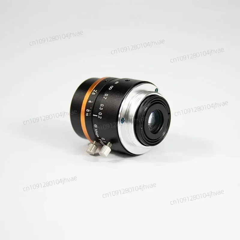 Hot MVL-HF2528M-6MPE High Performance 1/1.8'' Manual Iris Fixed Focus 25mm F2.8 FA C-Mount Lens for Industrial Camera