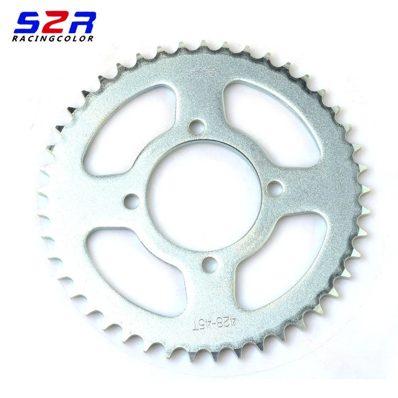 S2R Motorcycle Rear Sprocket Driven 45T for YAMAHA YBR125 YBR YB 125 CRUX 100 Original Parts 44 45 Teeth Moto Spare Part