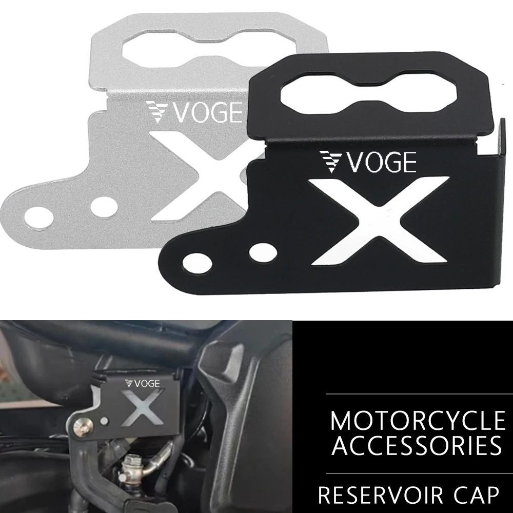 Motorcycle Accessories Rear Brake Fluid Reservoir Cover Guard For Loncin Voge Valico 525 DS525X 525DSX DSX 525 Oil Cup Protector