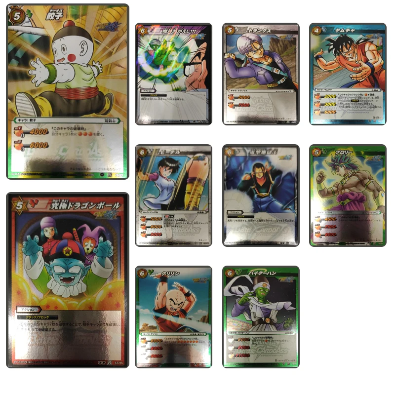 

Anime Dragon Ball Homemade Card cartoon character Torankusu Majin Buu Cell Yamcha Collectible card toy Christmas birthday gift