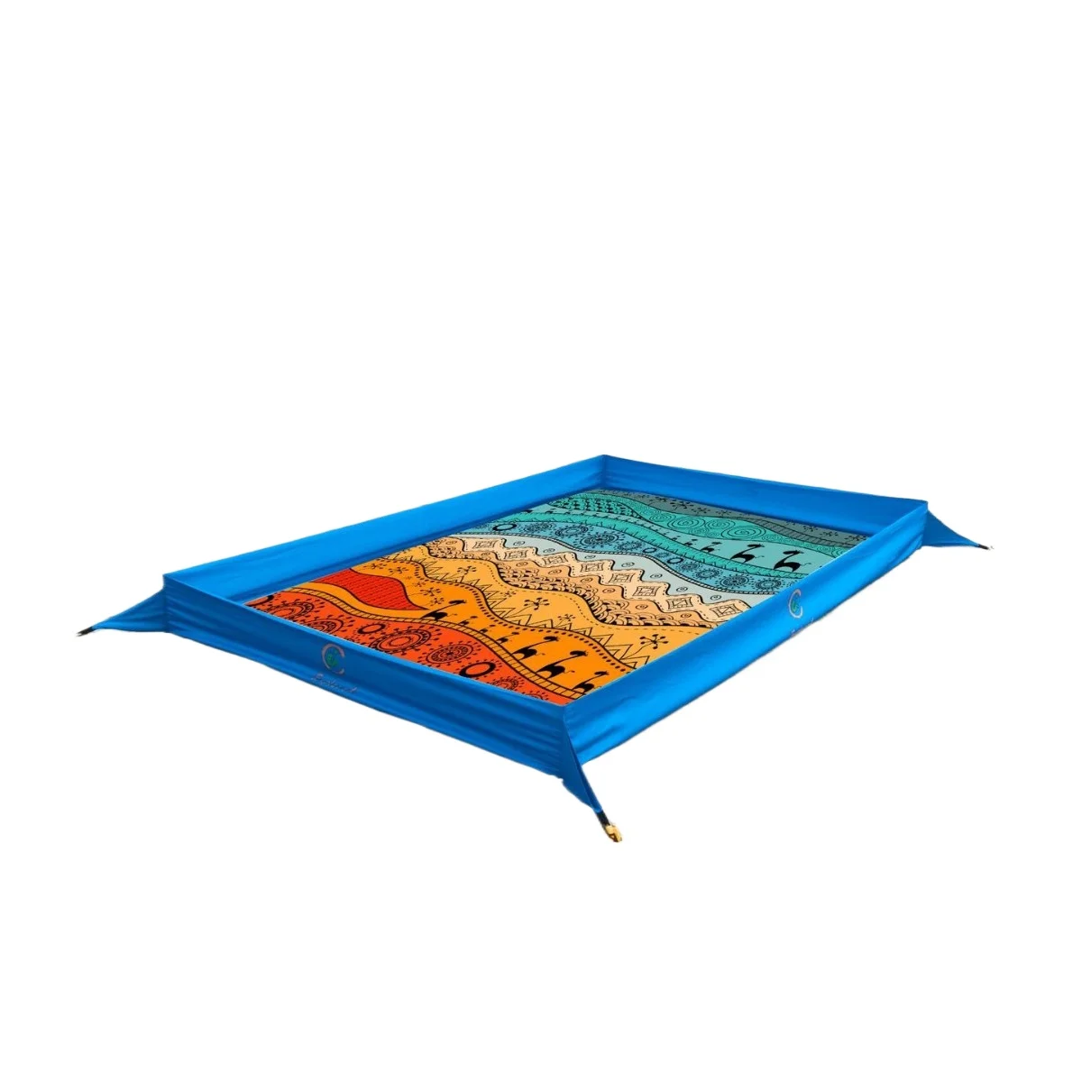 Waterproof Sand Blocking Fence Beach Mat Patented Windproof Sand Isolation Cushion Outdoor Seaside Camping Supplies
