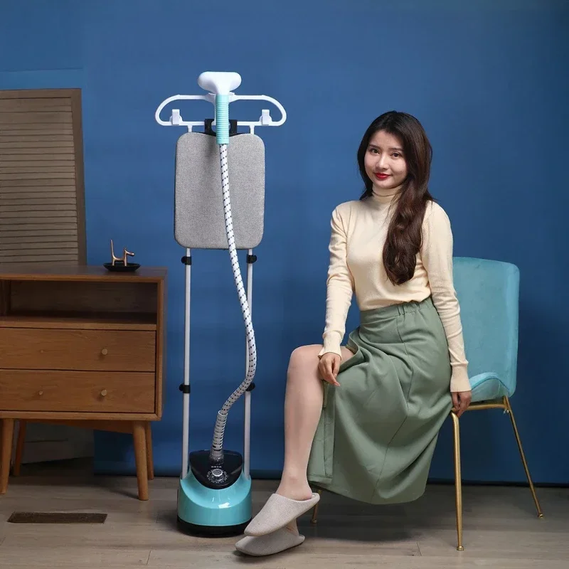 Smart Household Appliance Double Rod Vertical Hanging Steam Portable Fast-heat Steam Ironing With Band Plate For Clothes