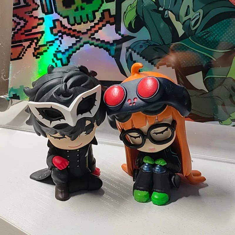 Nueva figura de acción Persona P5, hombro a hombro, postura para dormir, modelo de juguete, colección Gashapon, decoración de escritorio de dibujos animados, regalo de Navidad