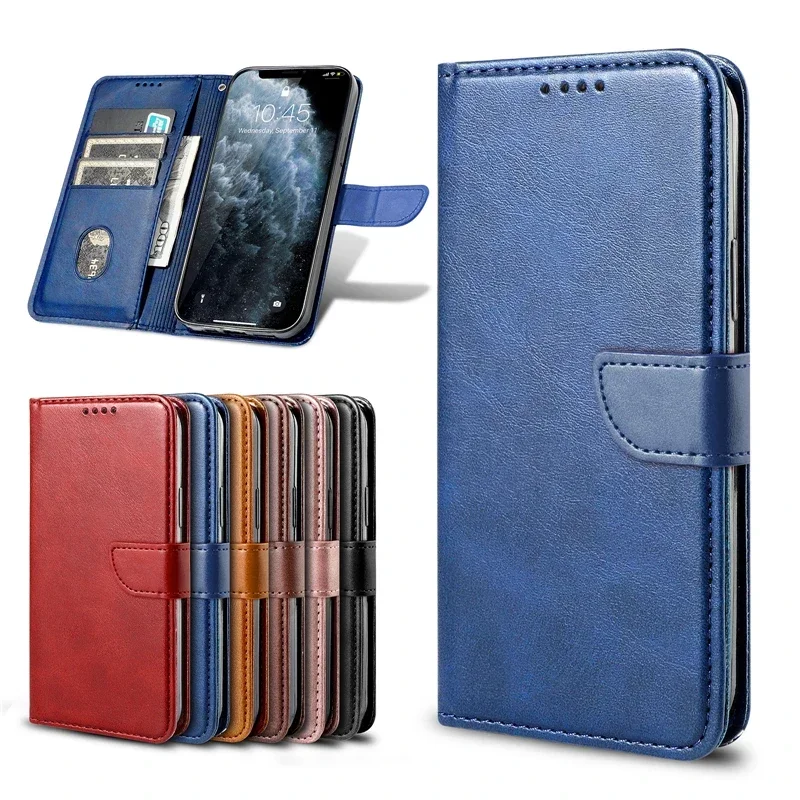 S24 Ultra S23 FE Plus S22 S21  A15 A05 A05S  Edge  Case For Samsung Series Case Flip Leather Wallet Bag Cases