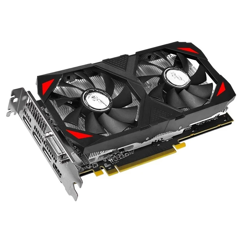 RX580 8GB dual copper tube fan desktop high-end computer game e-sports independent graphics card