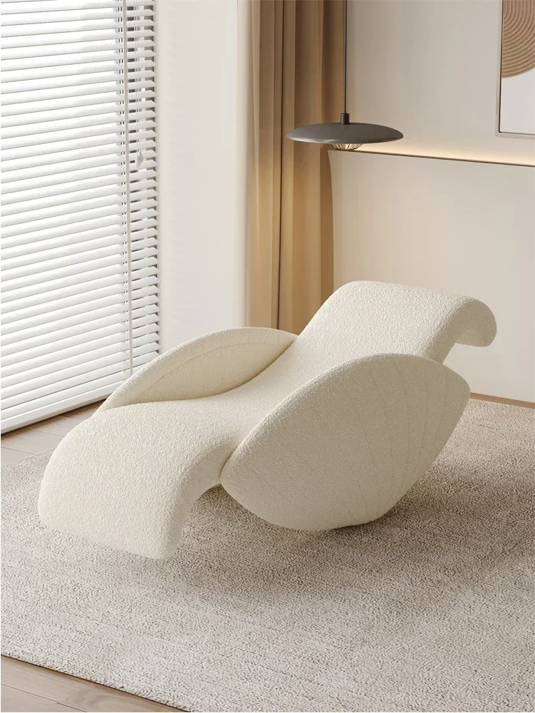 Light Luxury Master Bedroom Couple Couch Internet Celebrity Adult Chaise Longue Designer Leisure Shell Recliner Rocking Chair