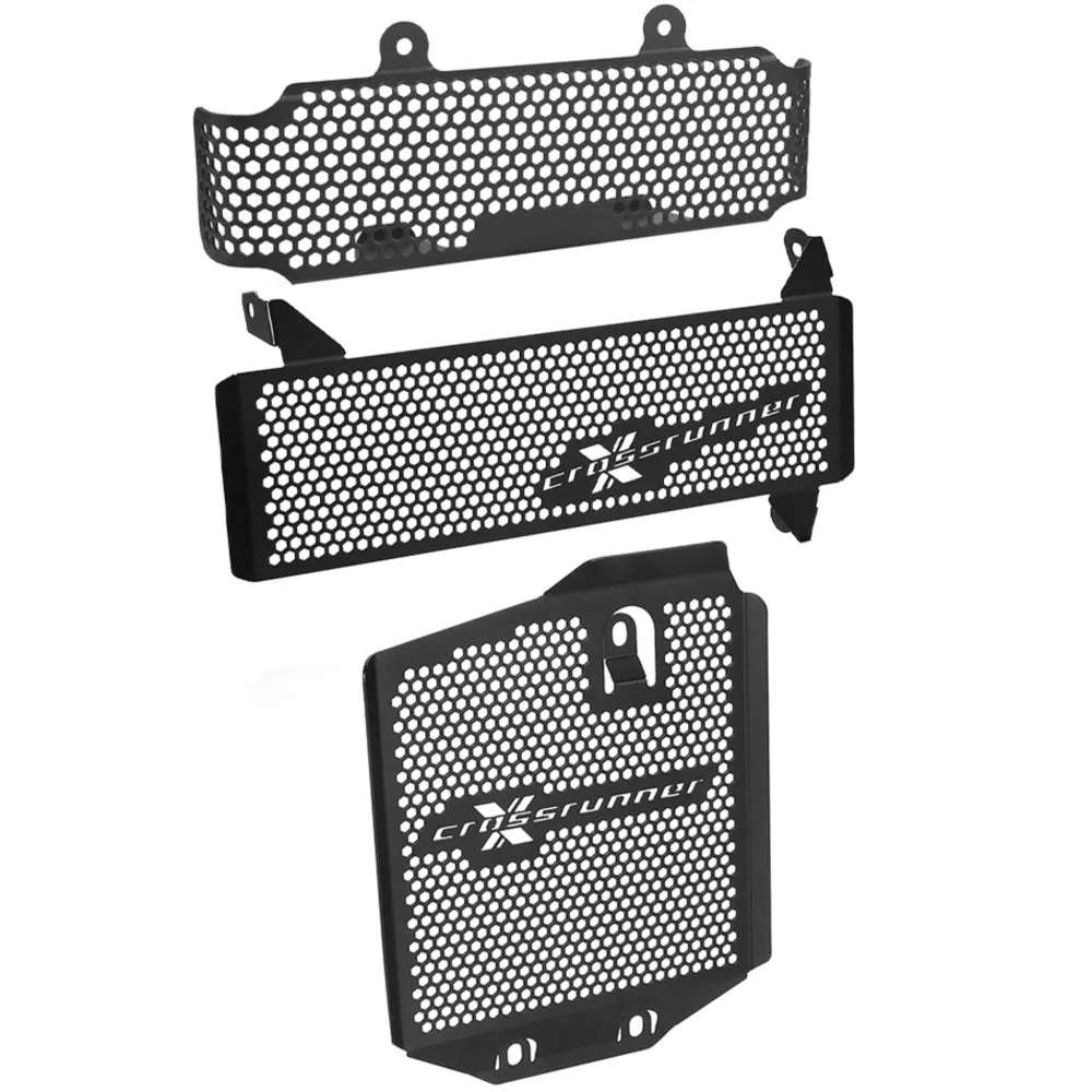 Motorfiets Oliekoeler Beschermer & Bovenste Onderste Radiator Grille Beschermkap Set Voor Honda Vfr800x Vfr 800 X Crossrunner 2015 -2024