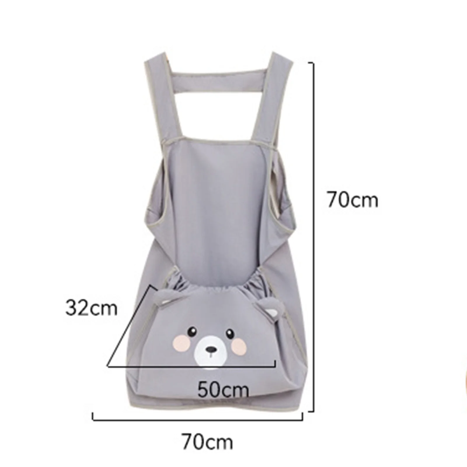 Pet Carrier Apron Soft with Pocket Portable Dog Carrying Bag Small Dog Cat Carrier Chest for Outdoors Camping Indoors Hiking