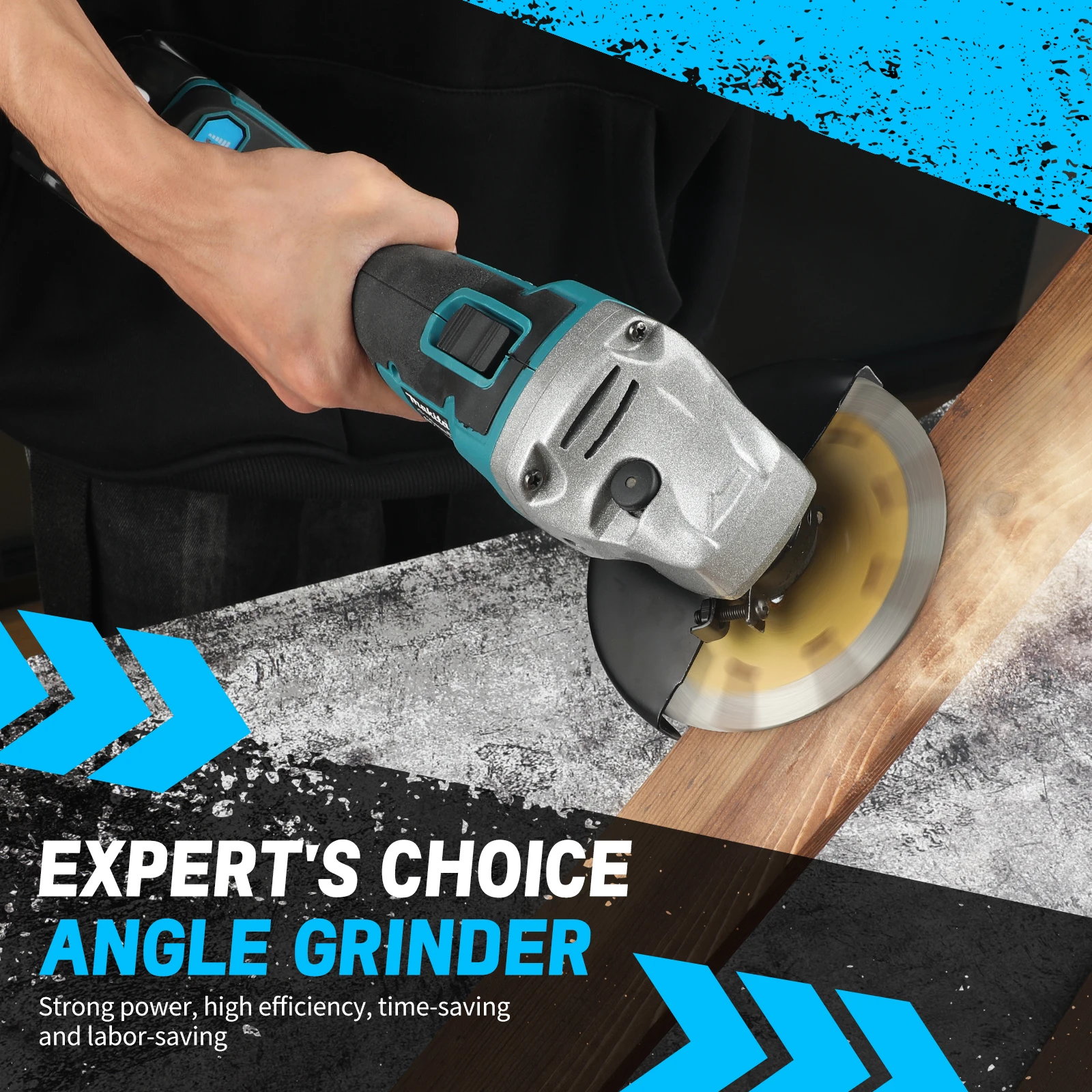

NEW 2026 Makita DGA404 18V Cordless Brushless Angle Grinder 125mm Variable Speed Cutting Grinding Power Tool