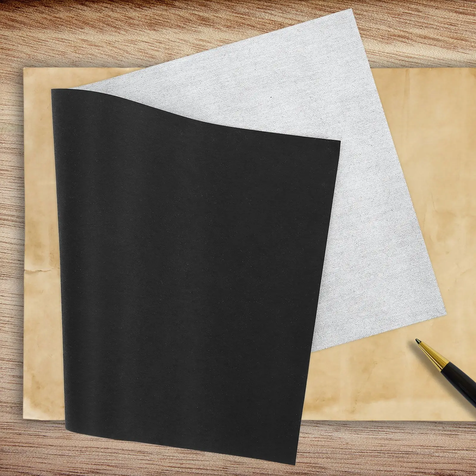 3 قطعة ورق الأرز المقلد المتين القابل لإعادة الاستخدام قماش الكتابة المائي ممارسة الخط حصيرة اللوحة الصينية أوراق فارغة قابلة للطي