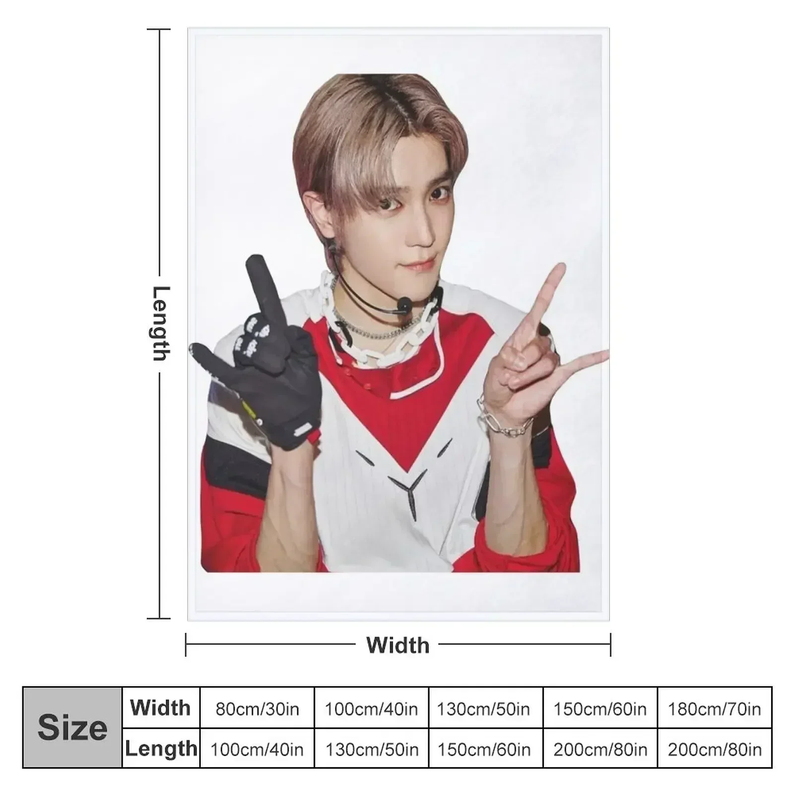 Lee Taeyong Throw Blanket Heavy anime Blankets