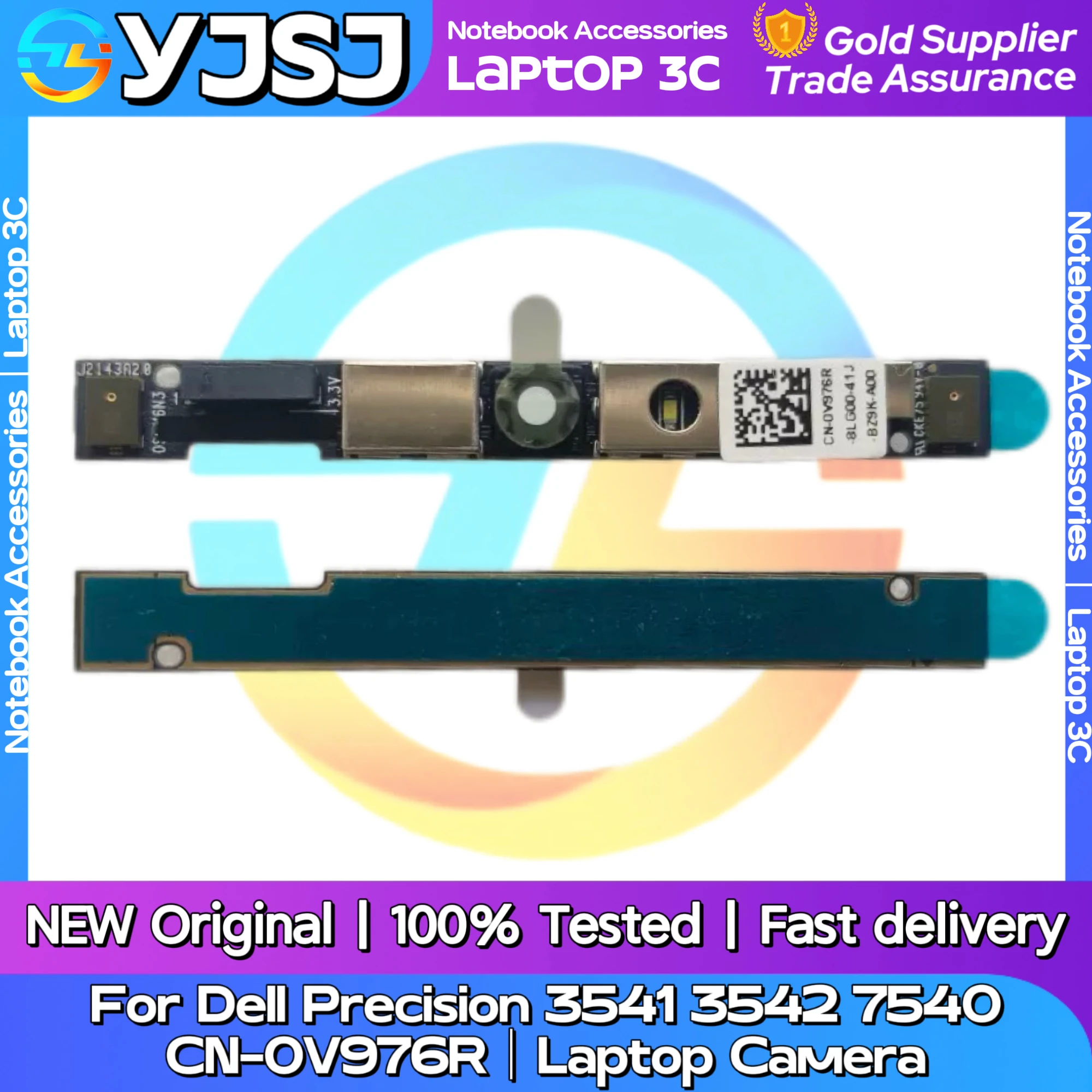 

New Original Laptop Notebook Camera For Dell Precision 3541 3542 7540 CN-0V976R Laptop Webcam Camera Video Head Module