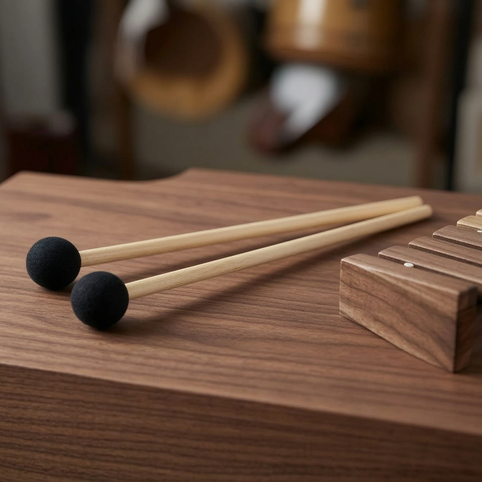 Xylophone Mallets Smooth Keyboard Percussion Mallets Marimba Sticks Long-Lasting Lightweight for Percussionists, Performance