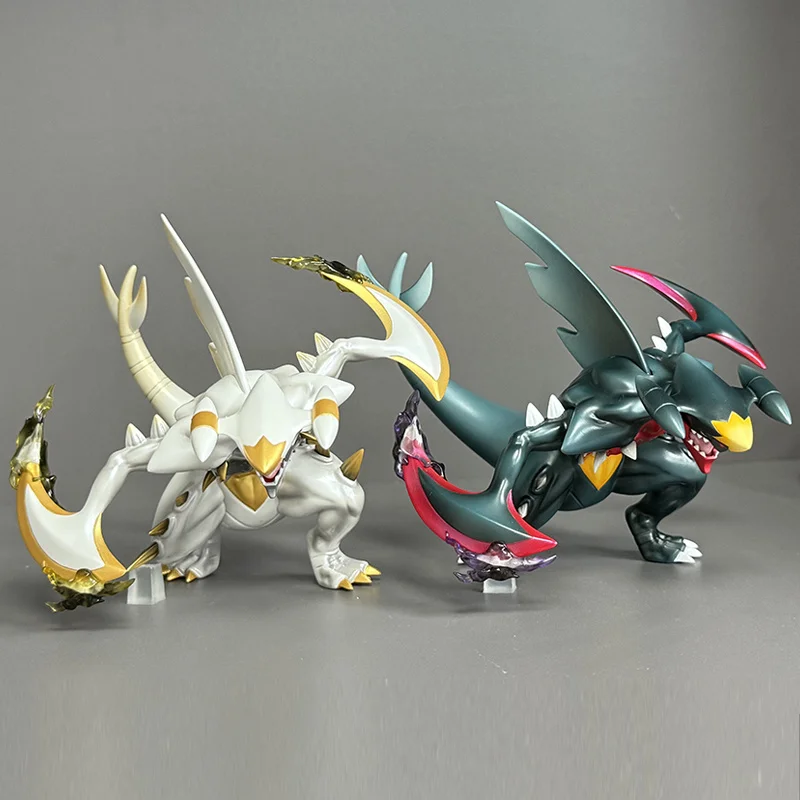 1/20 Game PokéMon Shiny Mega Garchomp Anime Peripherals Shiny Figure Desktop Ornaments Model Holiday Gifts For Boy Collections