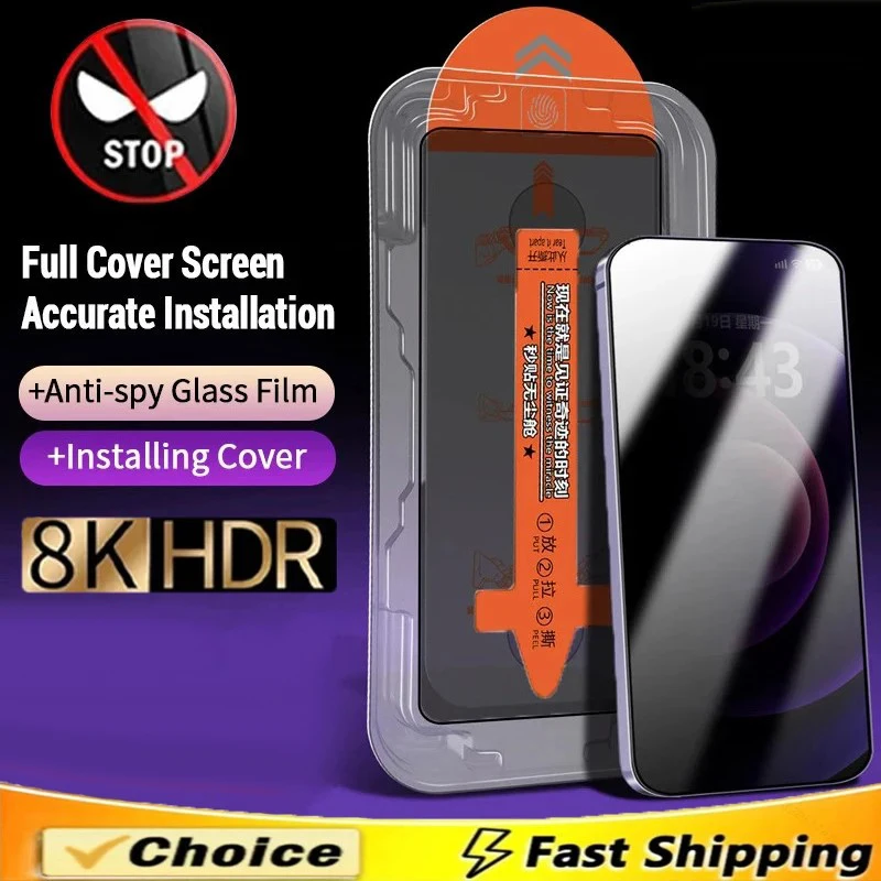 Dust Free Install Anti Peep Spy Privacy Screen Protector for Samsung Galaxy M13F16 M23 M14 M15 F15  M16 F23 5G Temper Glass Film