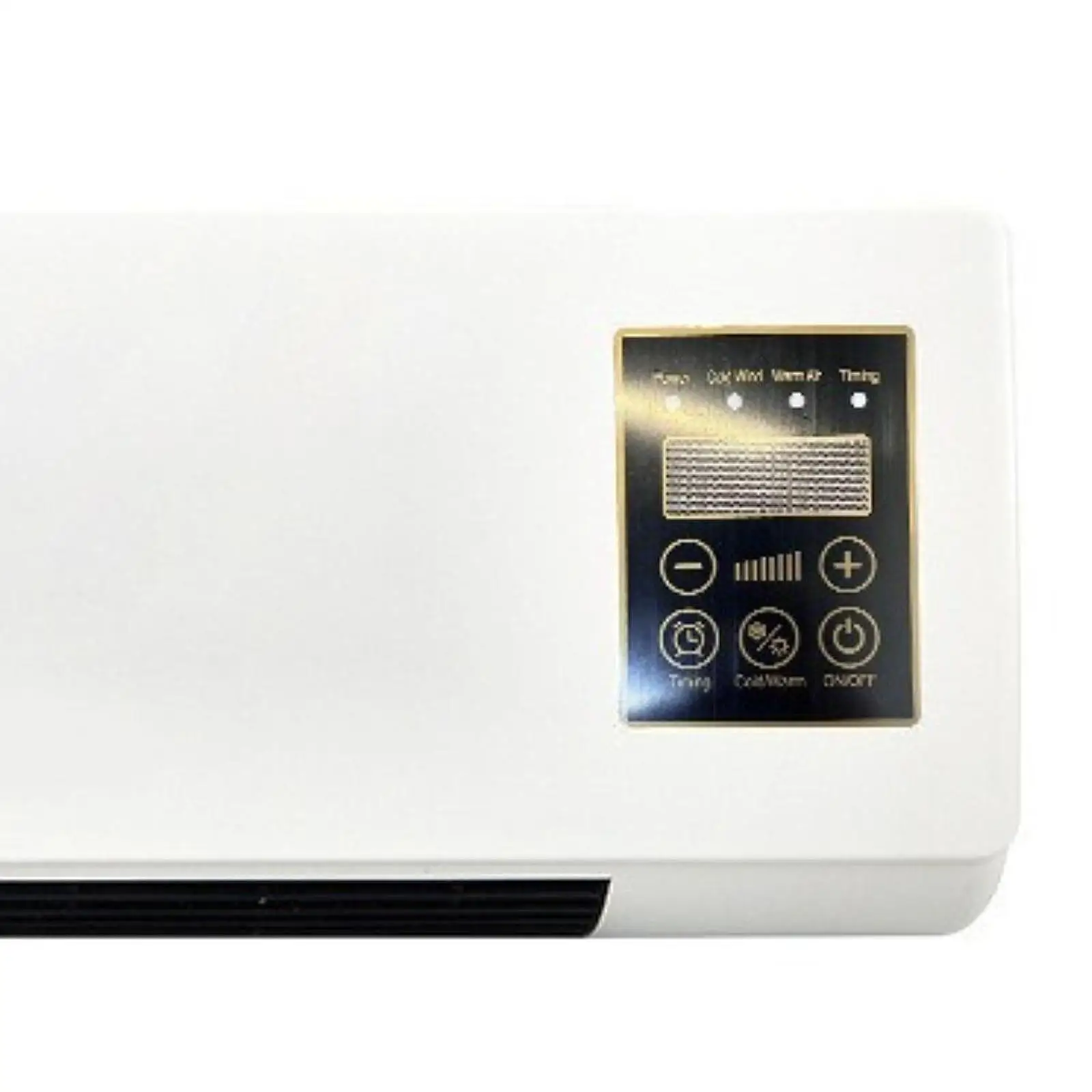 

Wall Mounted Electric Heater Energy Efficient Overheating Protection Warmer Space Heater Fan with Timer for Dorms Laundry Room