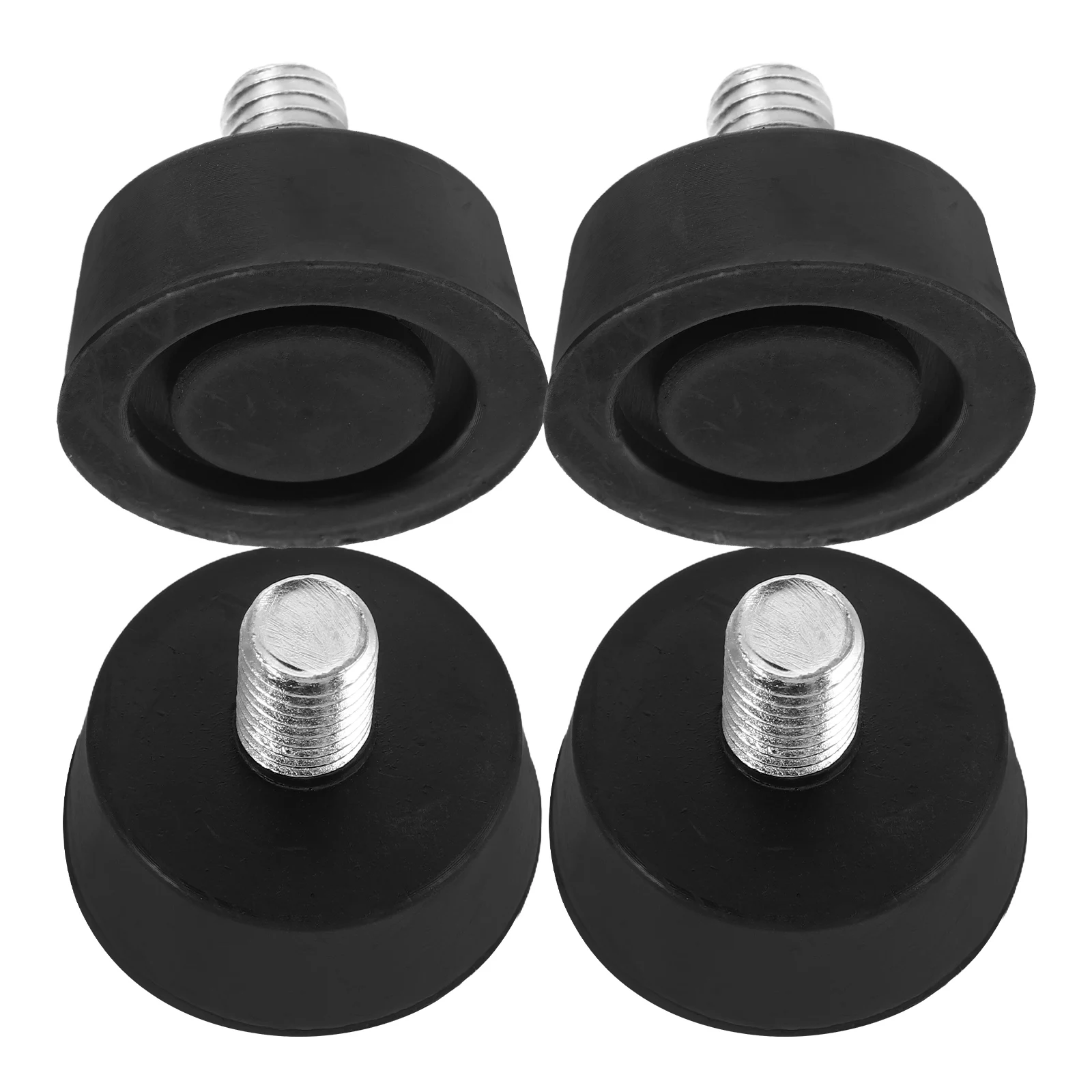 

4pcs Rubber Feet Pads for Furniture Chair Leg Levelers Cabinet Feet Black Adjustable Protector Hardwood Floor Mats Noise