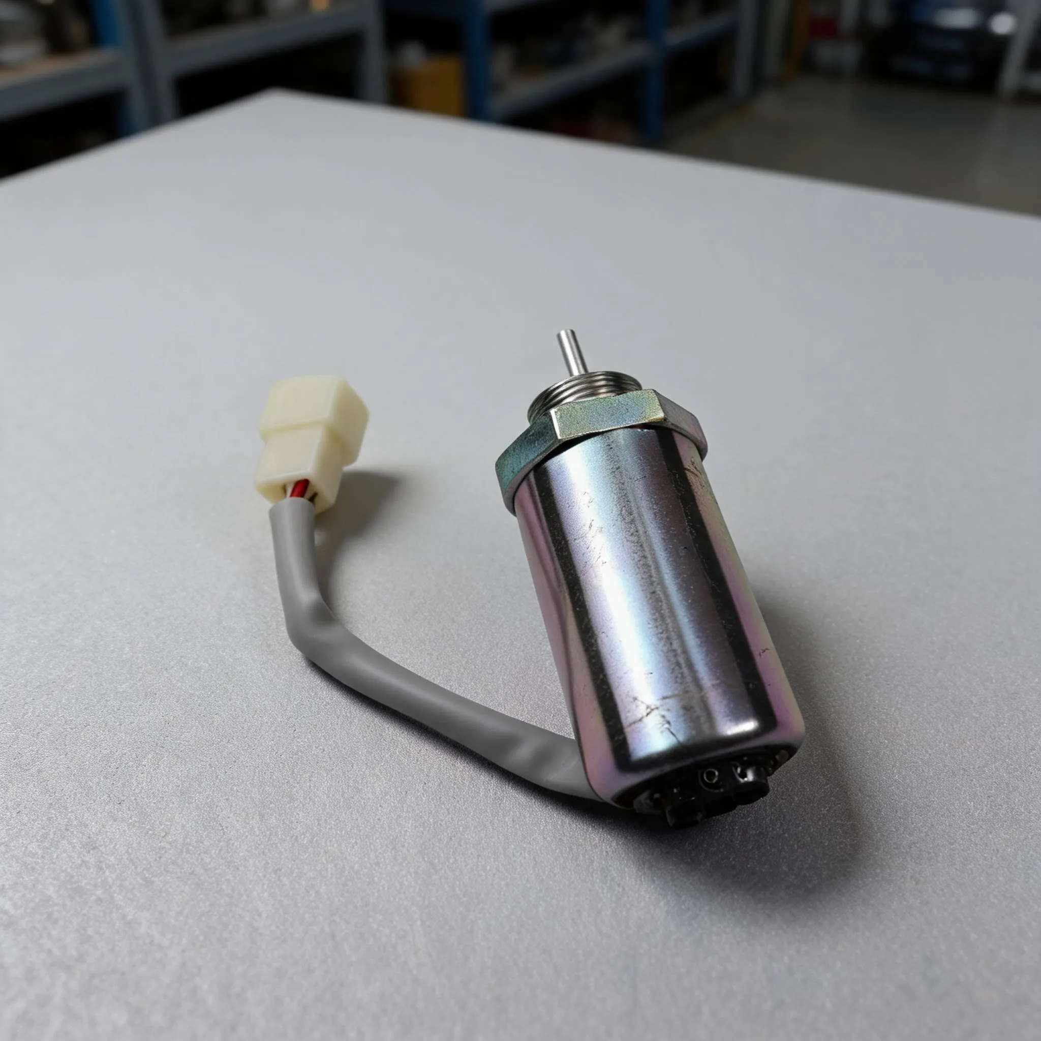 Fuel Cutoff Device Engine Stop Switch For High-temp Zones AS Shown Solenoid Valve For Diesel Engine Fault-proof Design