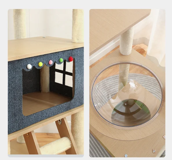 Лидер продаж, большая башня для кошачьего дерева, сизалевое дерево, башня для кошек, мебель, дом для домашних животных для кошек, играющих