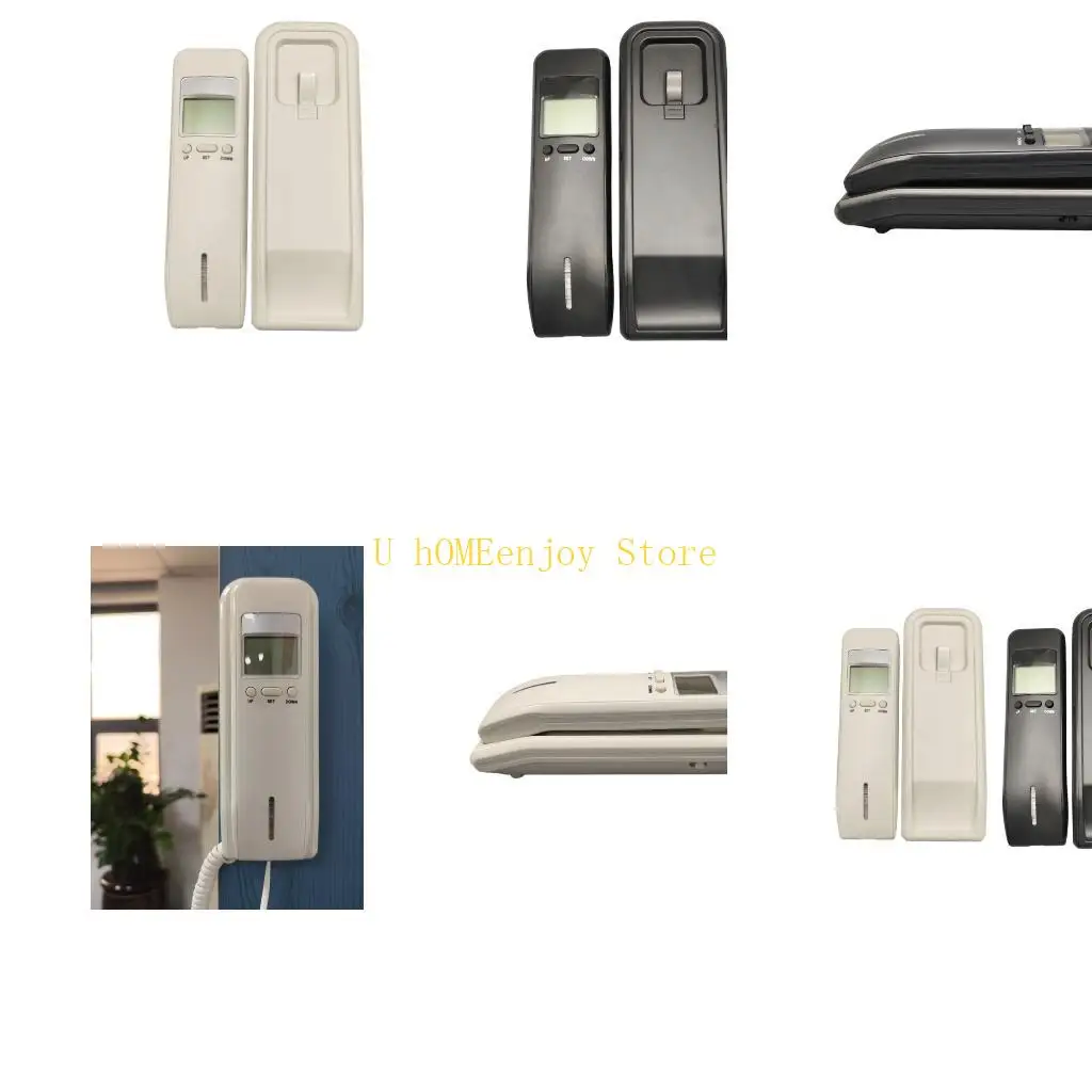 B0KF Wall Phone Corded Telephone Home Phone Corded Wall Phone Landline Phone for Home Company Office Greeting Station