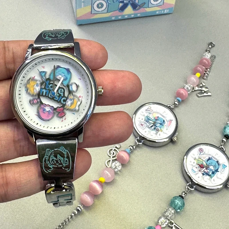 

Genuine Hatsune Miku The Mengdong Series Of Watch Surprise Blind Boxes Mystery Boxes Anime-Related Trendy Cute Wristwatches Gift