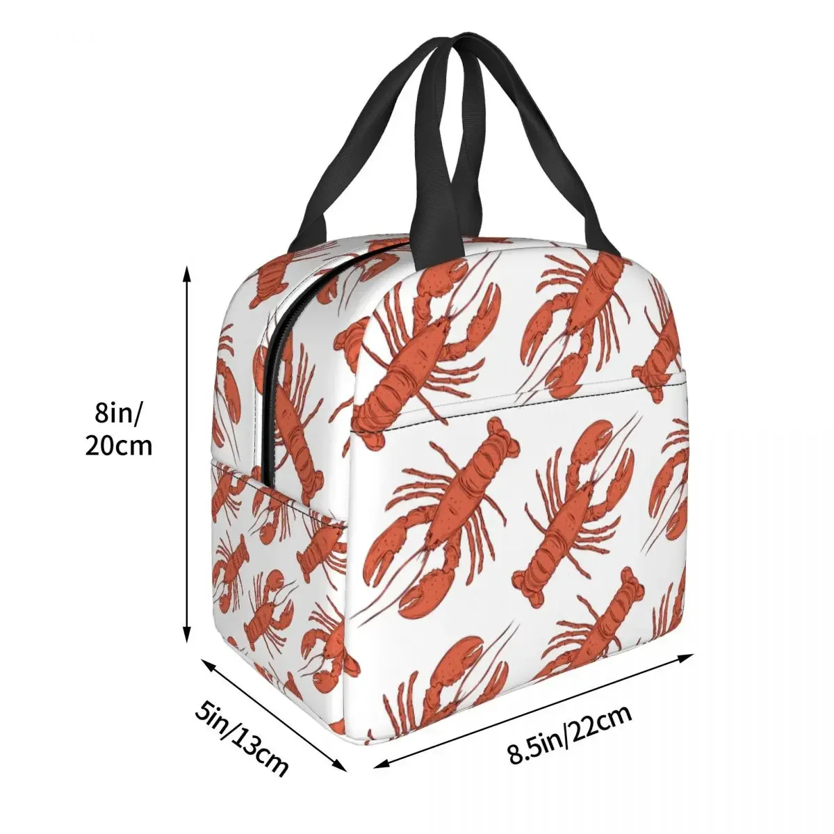 Lunch Bags for Men Women Lobster Thermal Cooler Portable Picnic Oxford Lunch Box Food Bag