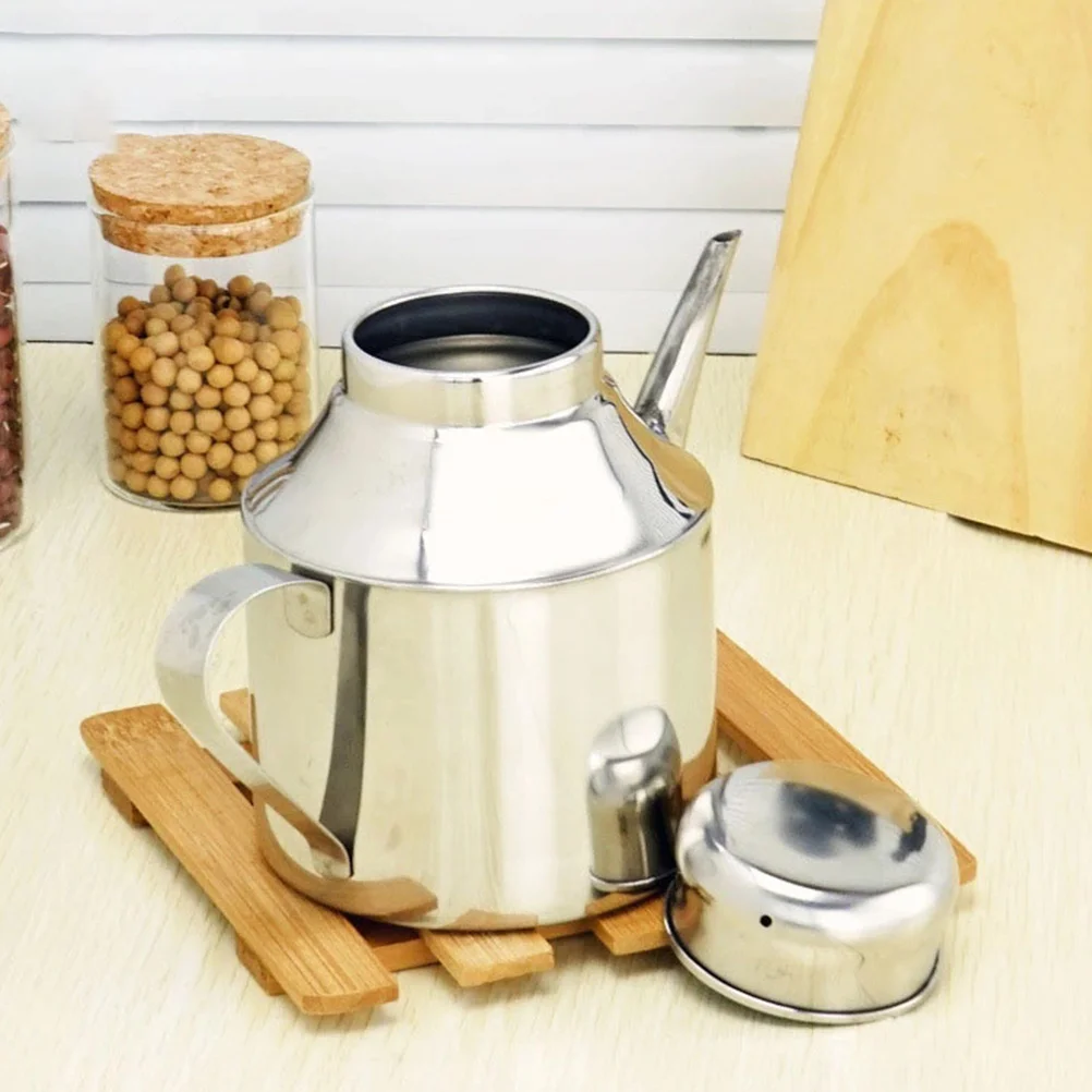 

Stainless Steel Seasoning Bottle Oil Storage Container Fine Details No Burrs Kitchen Supplies Seasoning Bottle