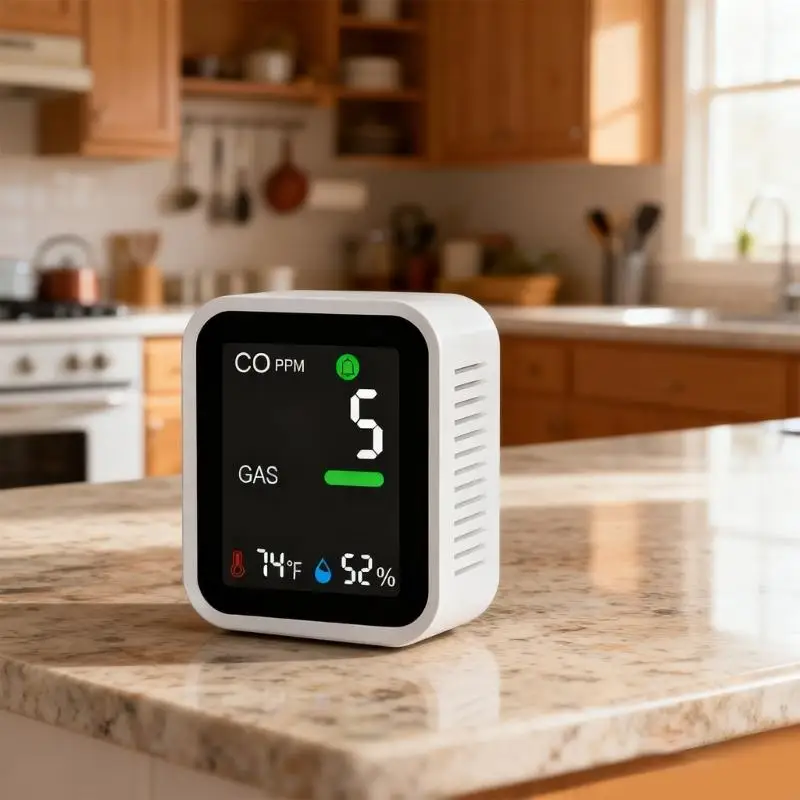 Multifunctional Homes Gas Detectors for Carbon Monoxide Methane & High Sensitivity Sensors Fast Alarm for House K1KF