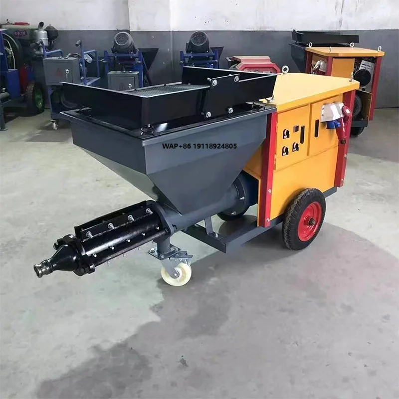 

Self-leveling Mortar Spray Machine 220V Diesel-Powered 511 Model High Load Moment 50m Vertical Conveying CE Certified