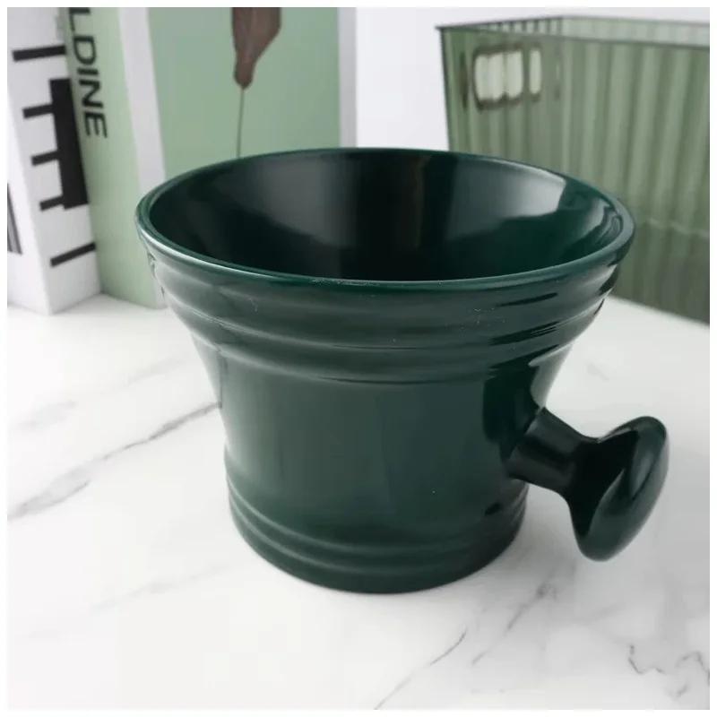 Yaqi ABS Plastic Shaving Bowl Portable Durable Professional With Soap Cup Handle Shaving Cup For Home Or Beauty Salons New Mens