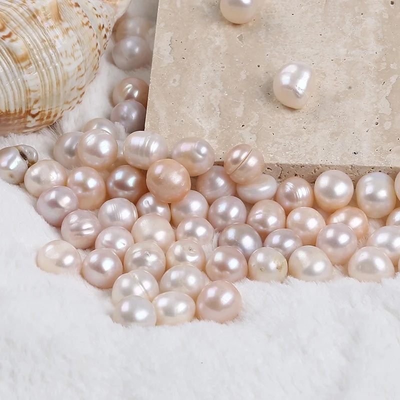 [500g/bag] Wholesale 11-12mm Natural White Freshwater Potato Loose Pearls Jewelry