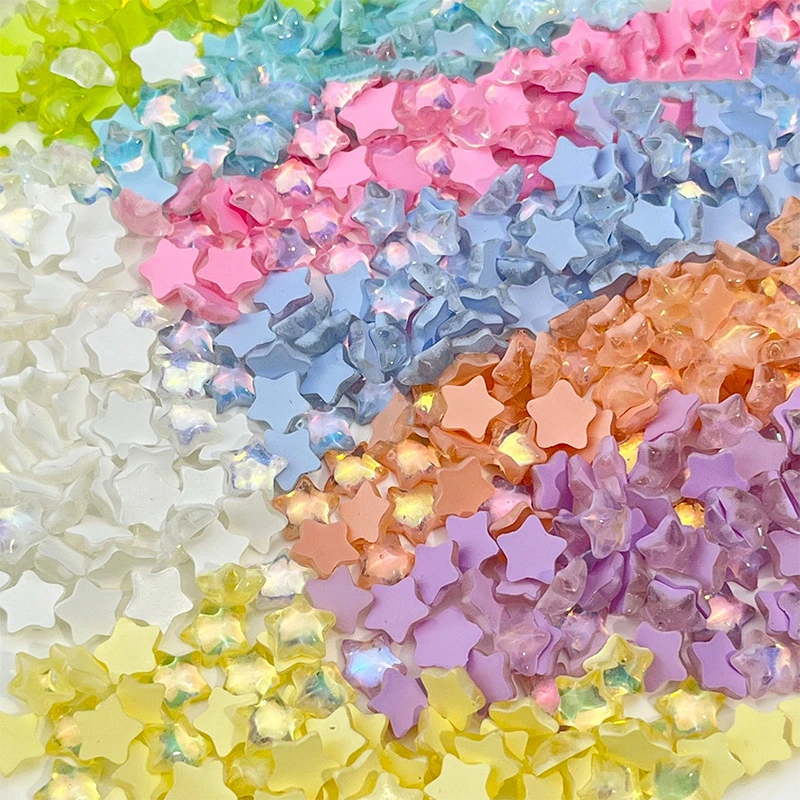 100 個カラフルなフラットバックスターラインストーンミニ光沢のある色かわいいガラスピンククリスタルネイルアートラインストーン DIY マニキュア装飾