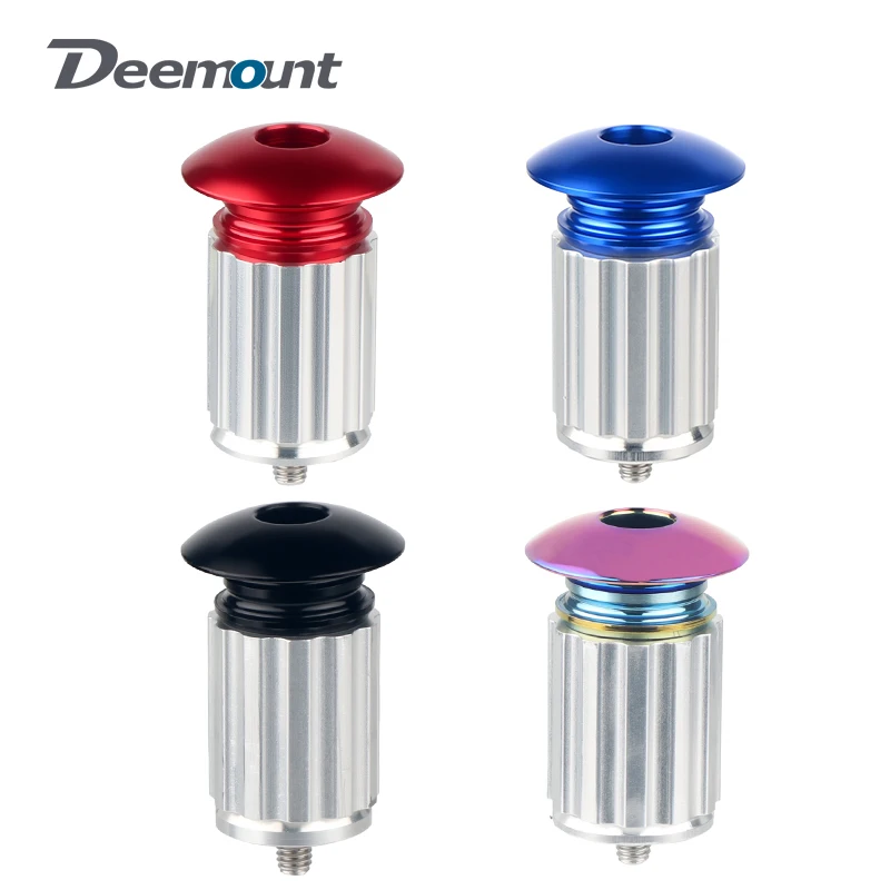 

Deemount Handlebar End Plugs Aluminum Alloy Fits Dia.18-20mm MTB Road Bike Multi-color Optional Cycling Handle Bar Grips Cap