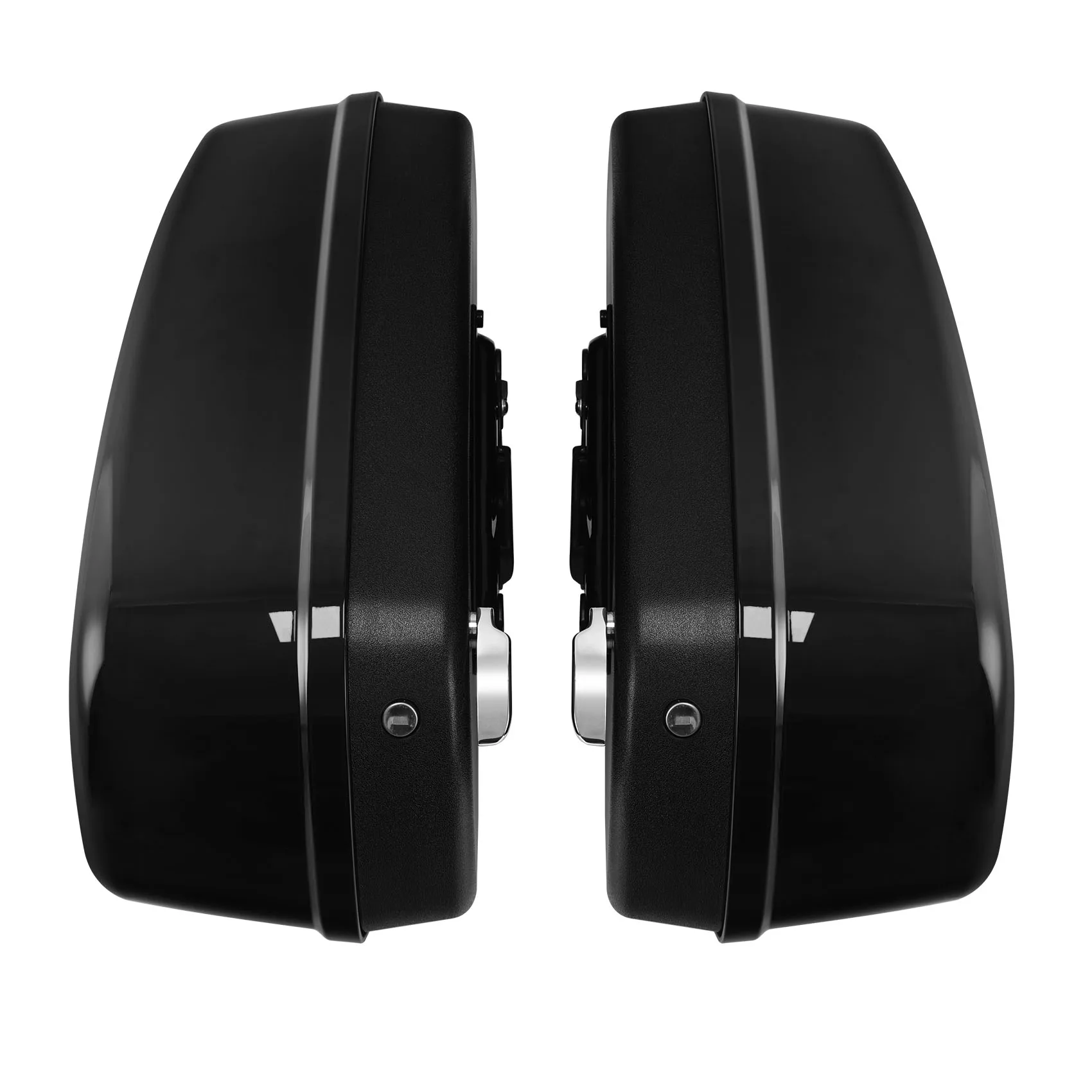 グロスブラックサドルバッグバッグハーレースポーツグライド FLSB 2018-2024 2023 2022 荷物サイドボックス