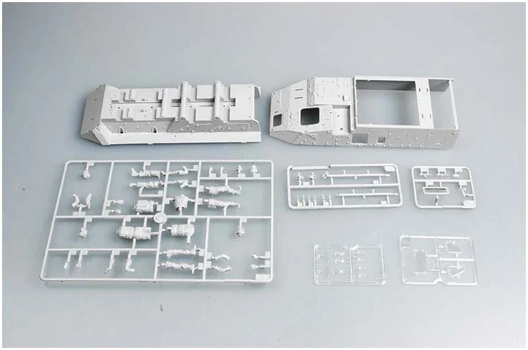 Trompetista Montado Tanque Modelo Kit, American M1131 Stryker, Fogo Suporte Veículo, 00398, 1:35