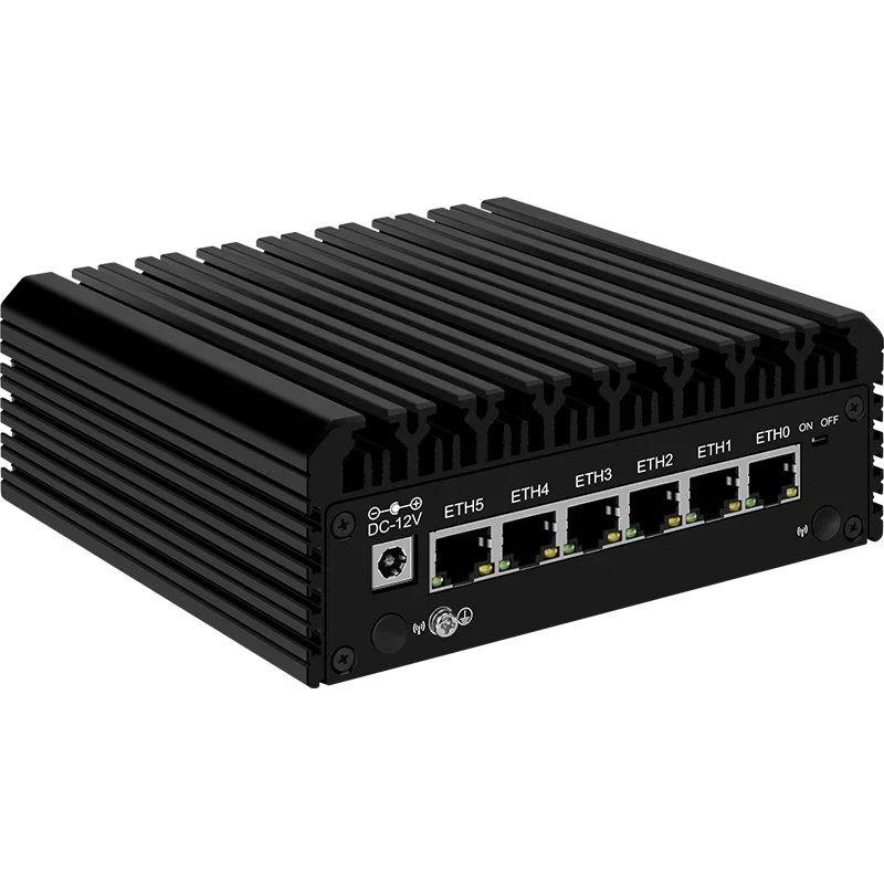كمبيوتر صغير بدون SZBOX ، جهاز توجيه لين للجدار الناري ، pfSense Proxmox ، 6 رطلا ، 7.5G ، N100 ، DDRVMe ، SSD