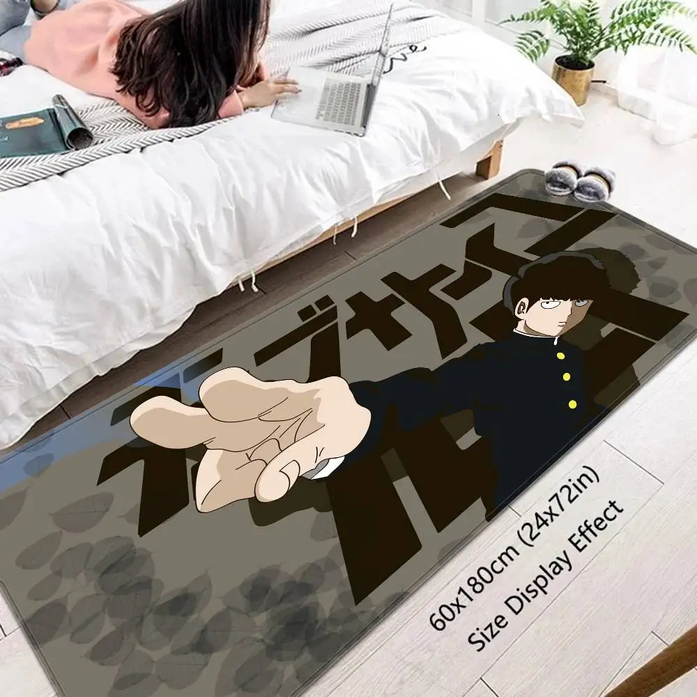 

Mob Psycho Floor Mat Rectangle Anti-slip Home Soft Badmat Front Door Indoor Outdoor Mat Welcome Doormat