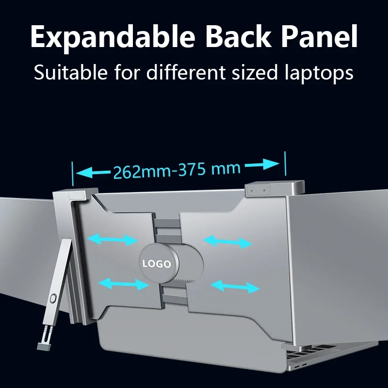 Lcd Screen Laptop Reliable Service Triple Portable Monitor No Driver Plug And Play For 13 To 15.6 Inch Laptops