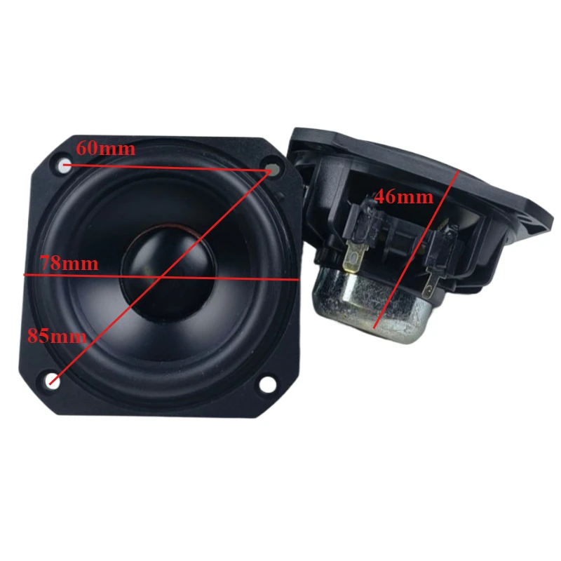 SOTAMIA 2 шт. 3-дюймовый аудиодинамик 4 Ом 20 Вт полнодиапазонный динамик неодимовый магнитный алюминиевый бассейн звук музыка HIFI громкоговоритель