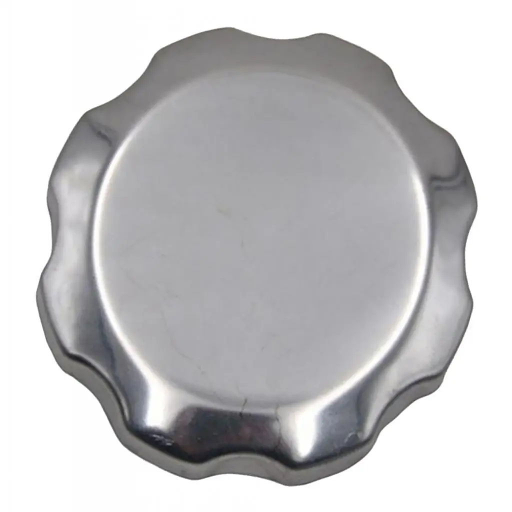 Universal Metal Fuel Tank Cap Chrome Lid Replacement for Petrol Small Engine GX240 GX340 Series