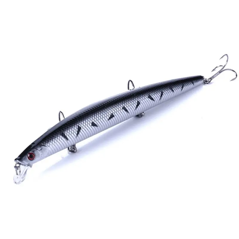 【POPULAR PICK】10Pcs Mixed Color Fishing Lures Set 18cm 246G Treble Hooks Lifelike Bait Wobbler Crankbait ABJX