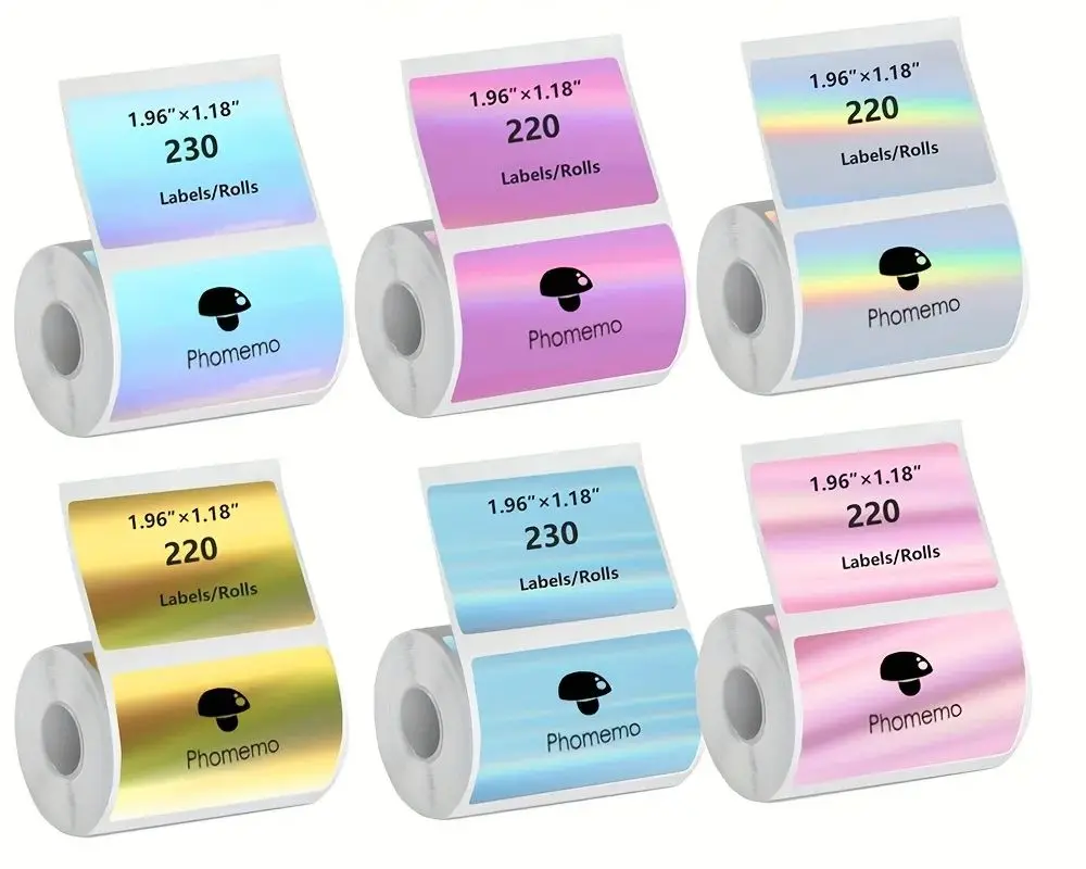 1Roll 40x30mm Laser Label Paper, Suitable for M110/M120/M220/M150/P50