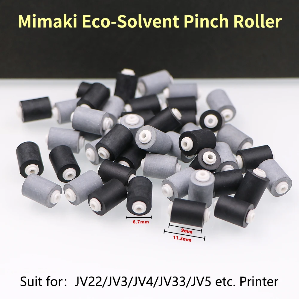 

20 шт. резиновый прижимной ролик MIMAKI для экосольвентного принтера Mimaki JV33 JV22 JV3 JV4 JV5, прижимное колесо для принтера Sky-color Locor