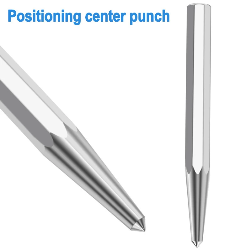 Super Strong Automatic Centre Punch High Elasticity Anti Slip Knurling Handle Steel Metal Drill Tool For Fitter Plate Marking